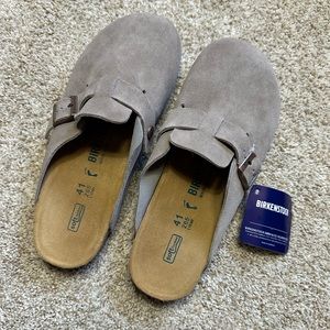 NWT Birkenstock Boston Clog Taupe (Womens 10)